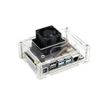 Waveshare® Acrylic Transparent Case Support Cooling Fan For Jetson Nano PWM Speed Regulation