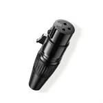 Ugreen 3 Pin XLR Female Male Adapter Connector XLR Mic Snake Plug Microphone Speaker Audio Connector AV162