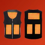 TENGOO Unisex Smart Heated Vest 3-Gears Heating USB Electric Thermal Vests 5-Places Heat Warmer Winter Clothing