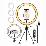 ELEGIANT EGL-02C 10.2 Inch LED Ring Light Selfie Dimmable Ring Lamp with Tripod Stand Cell Phone Holder 3 Light Modes fo