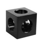 20*20*20mm Aluminum Cube 3-Way Tee Frame Bracket Connector Wheel Regulator Compatible With V-Slot / C-Beam Linear Guides