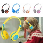 Bakeey Cute Kids Over Ear Stereo Wired Safely Headphones Adjustable Headband Computer Tablet Kid Baby Child Earphone for