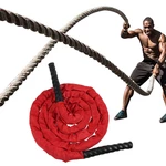 3-Colors 25mm Dia. Fitness Heavy Jump Rope 300CM Weighted Battle Skipping Ropes Power Improve Muscle Strength Training R