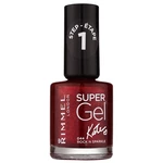 Rimmel Super Gel By Kate gélový lak na nechty bez použitia UV/LED lampy odtieň 044 Rock n Sparkle 12 ml