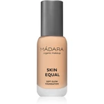 MÁDARA Skin Equal rozjasňujúci make-up pre prirodzený vzhľad SPF 15 odtieň #40 Sand 30 ml