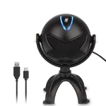 DLDZ ME7 Alien Ball-shape Condenser Microphone USB Wired Supercardioid-directional Sound Recording Vocal Microphone Gami