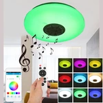 180-265V 30CM Bluetooth Music Speaker White + Warm White + RGB Light Smart LED Ceiling Light Remote Control Modern Lamp