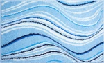 GRUND Koupelnová předložka VELA modrá Rozměr: 60x100 cm