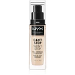 NYX Professional Makeup Can't Stop Won't Stop Full Coverage Foundation vysoko krycí make-up odtieň 1.3 Light Porcelain 30 ml