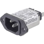 TE Connectivity 1-6609006-4 sieťový filter s IEC zásuvkou 250 V/AC 10 A 0.35 mH  1 ks