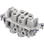 Harting 09 38 006 2701 konektorová vložka, zásuvka Han® Com 4 + 2 + PE skrutkovací 1 ks