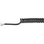 Baude 31529P špirálový kábel H05VVH8-F 1000 mm / 3000 mm 3 G 1.50 mm² čierna 1 ks