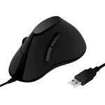 LogiLink ID0158 Wi-Fi myš USB optická čierna 5 null 1000 dpi ergonomická