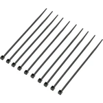 TRU COMPONENTS 1592868 TC-CVR100KBK203 sťahovacie pásky 100 mm 2.50 mm čierna odolné voči UV žiareniu 1000 ks