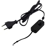 TRU COMPONENTS TC-6647540 stmievač na šnúru  čierna   Spínací výkon (min.) 25 W Spínací výkon (max.) 150 W 1 ks