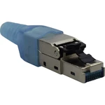 KOMOS RJ45 sieťový adaptér CAT 6A [1x RJ45 zástrčka - 1x kábel, otvorený koniec]  zinok