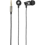 Renkforce    štupľové slúchadlá do uší Headset čierna (metalíza)