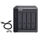 QNAP TR-004 4 Bay puzdro na pevný disk  SATA 2.5 palca, 3.5 palca USB-C™ s podporou RAID, aktívne chladenie