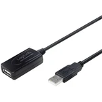 LogiLink #####USB-Kabel USB 2.0 #####USB-A Stecker, #####USB-A Buchse 10.00 m čierna