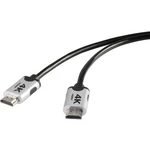 SpeaKa Professional HDMI prepojovací kábel #####HDMI-A Stecker, #####HDMI-A Stecker 1.50 m čierna SP-6344132 audio retur