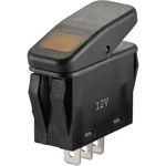 TRU COMPONENTS kolískový spínač TC-R13-258B B/R 14 V/DC 21 A 1x vyp/zap IP66 s aretáciou 1 ks