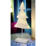 Polarlite LBA-51-005 LED fotorámček vianočný stromček teplá biela LED  biela