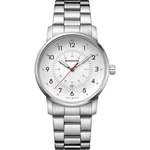 Wenger Quartz náramkové hodinky 01.1641.114 (Ø x v) 42 mm x 9.45 mm strieborná Materiál puzdra=nerezová ocel Materiál re Wenger Quartz náramkové hodinky 01.1641.114 (Ø x v) 42 mm x 9.45 mm strieborná Materiál puzdra=nerezová ocel Materiál re