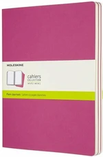 Moleskine Sešity 3 ks růžové XL, čisté