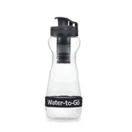 Fľaša s filtrom Water-to-Go™  GO! 50 cl - čierna (Farba: Čierna)