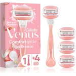 Gillette Venus ComfortGlide Spa Breeze dámsky holiaci strojček náhradné čepieľky 4 ks 1 ks