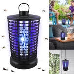 Outdoor Electric Mosquito Killing Lamp USB UV Light Insect Killer Trap Light LED Fly Bug Zapper Radiationless for Campin