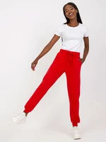 Pantaloni della tuta da donna Fashionhunters Red