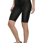 Urban Classics Ladies High Waist Shiny Rib Cycle Shorts