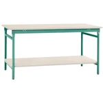 Manuflex BB5221.0001 Kompletný príručný stolík BASIS stacionárne s melamínovou doskou + medzipolica, š xhxv: 1500 x 800