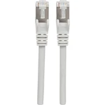 Intellinet 317320 RJ45 sieťové káble, prepojovacie káble CAT 6A S/FTP 15.00 m sivá fóliové tienenie, tienenie pletivom,