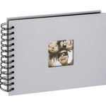 walther+ design  SA-109-D album sa špirálovú väzbou (š x v) 23 cm x 17 cm sivá 40 Seiten