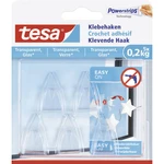 tesa  lepiaci hák tesa®  priehľadná Množstvo: 5 ks