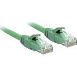 LINDY 48045 RJ45 sieťové káble, prepojovacie káble CAT 6 U/UTP 30.00 cm zelená s ochranou 1 ks