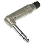 Jack konektor 6.35 mm Amphenol ACPS-RN zástrčka, zahnutá, pólů 3, stříbrná, 1 ks, stereo