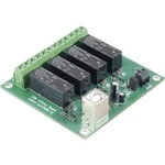 TRU COMPONENTS TRU Components TRU Components USB 4násobná reléová karta TC-9024716 hotový modul