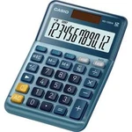 Casio MS-120EM stolní kalkulačka modrá Displej (počet míst): 12 solární napájení (d x š) 101 mm x 149 mm