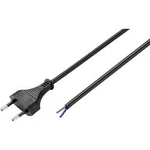 Síťový kabel s napájecí zásuvkou Basetech BT-2336887, 1.50 m, černá