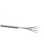 Ethernetový síťový kabel CAT 5e VOKA Kabelwerk 10307500, SF/UTP, 4 x 2 x 0.205 mm², šedá (RAL 7035), 500 m