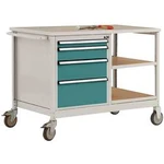 Mobilní dílenském model 1 s naolejovaná multiplex kryt 30 mm Šxhxv 1135 x 590 x 810 mm Manuflex MW2001.5021 MW2001.5021