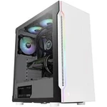 PC skříň midi tower Thermaltake H200 TG Snow RGB, bílá