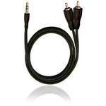 Jack / cinch audio kabel Oehlbach D1C84013, 0.75 m, černá