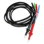 Banánkový konektor HT Instruments KIT Kelvin, banánková zdířka , zásuvka 4 mm, konektor 4 mm, zelená