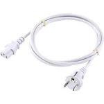 Síťový kabel s IEC zásuvkou Basetech XR-1638069, 2.00 m, bílá