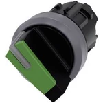 Kloubový spínač Siemens 3SU1032-2BC40-0AA0, otočný přepínač, 1 x 45 °, pískově šedá , zelená, 1 ks