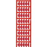 Conductor markers, MultiCard, 21 x 5,8 mm, Polyamide 66, Colour: Red Weidmüller Počet markerů: 200 SFC 1/21 NEUTRAL RTMnožství: 200 ks